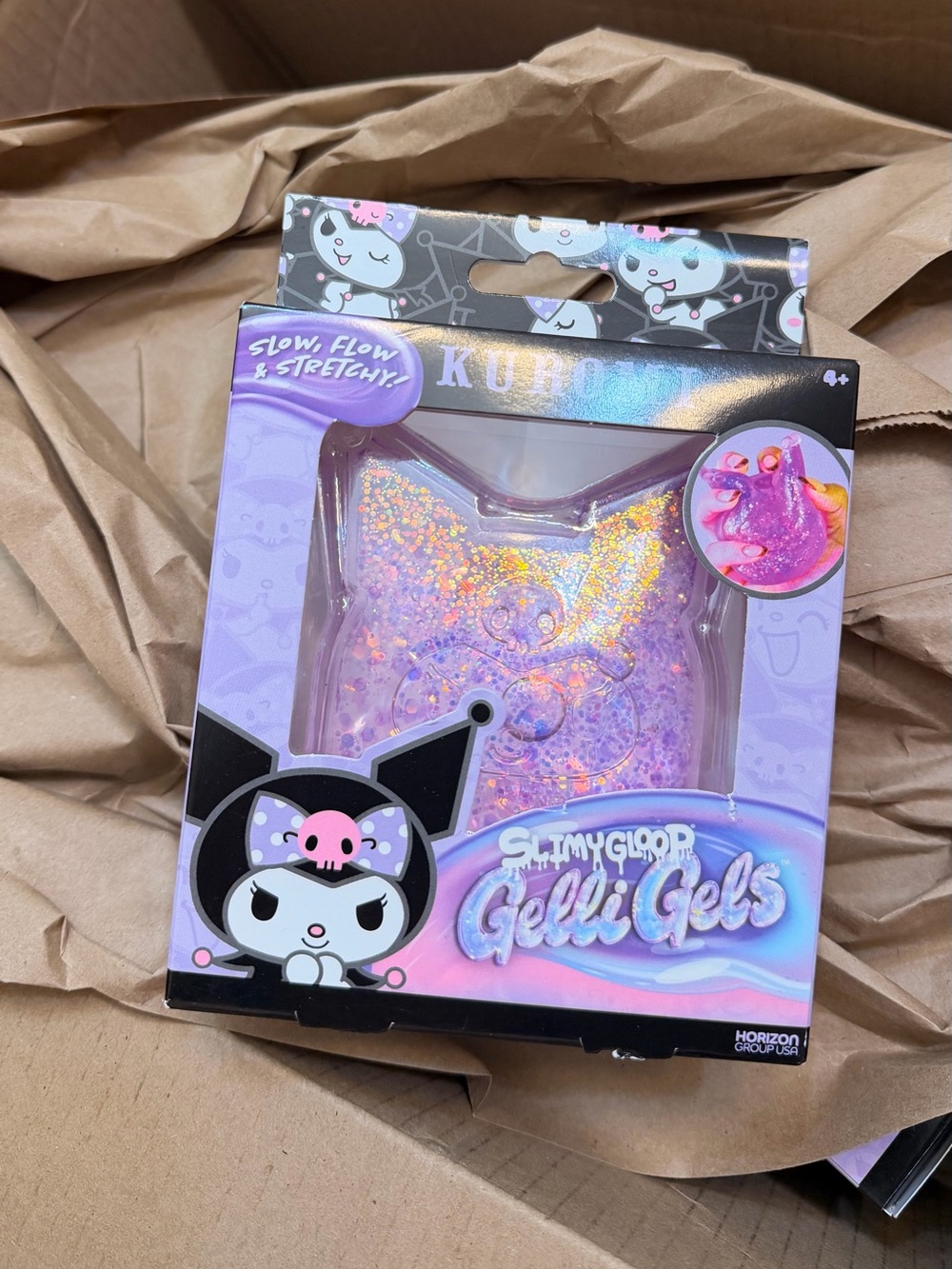 Purple Glitter Gelli Gels Kuromi